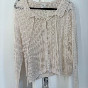 GAP x Doen Women's Light Beige Cardigan